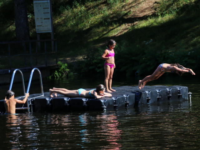 Baignade au Vendahaut - Lapleau