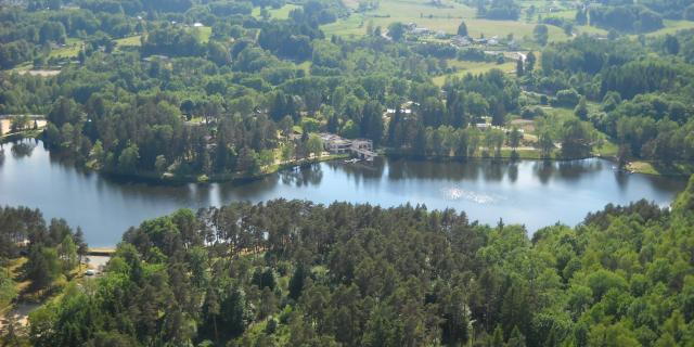 Lac du Deiro vue en hauteur