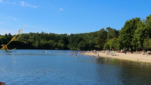 Lieu de baignade - lac de La Valette - Marcillac-La-Croisille