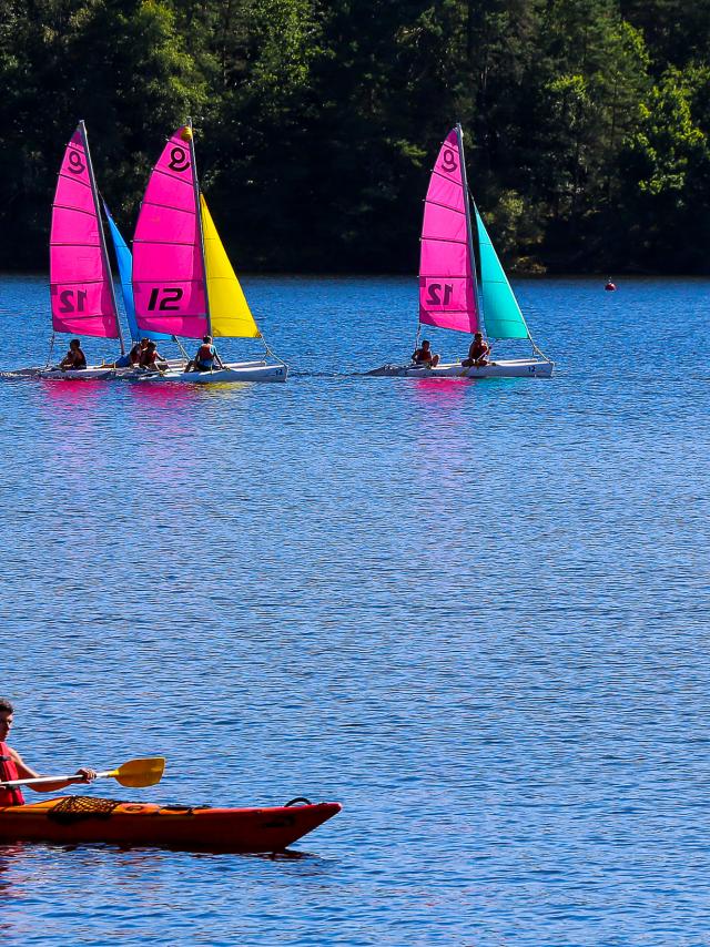 Baignade et activités sur le lac de Marcillac-la-Croisille