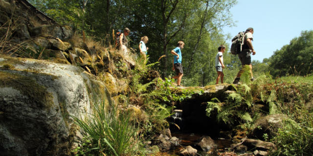 Randonnée au plateau de Millevaches en famille